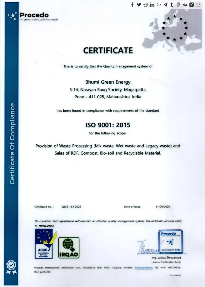 ISO 9001 Certification